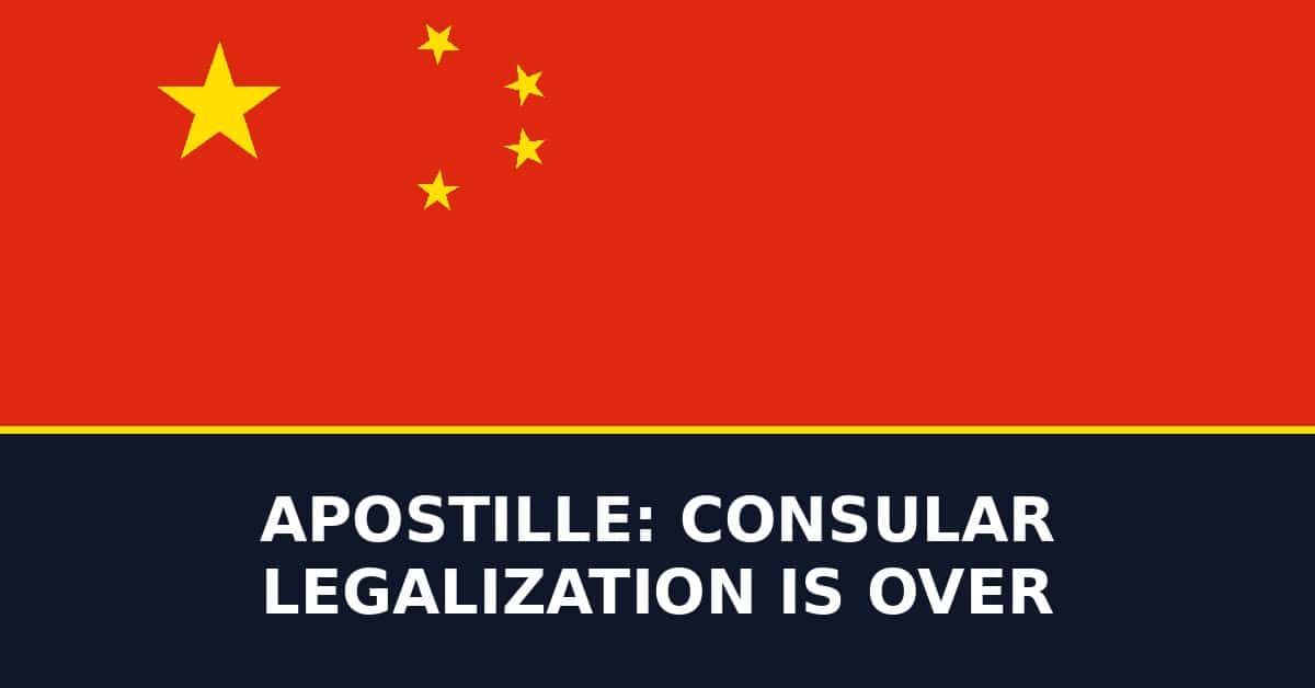 Apostille: consular legalization is over