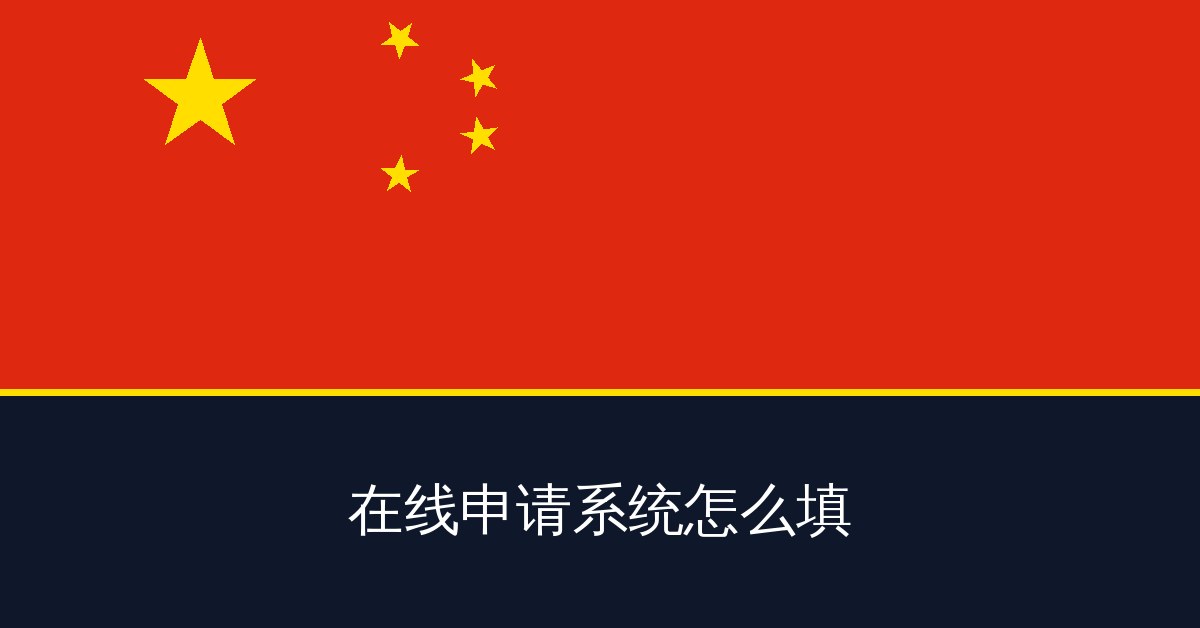 在线申请系统怎么填