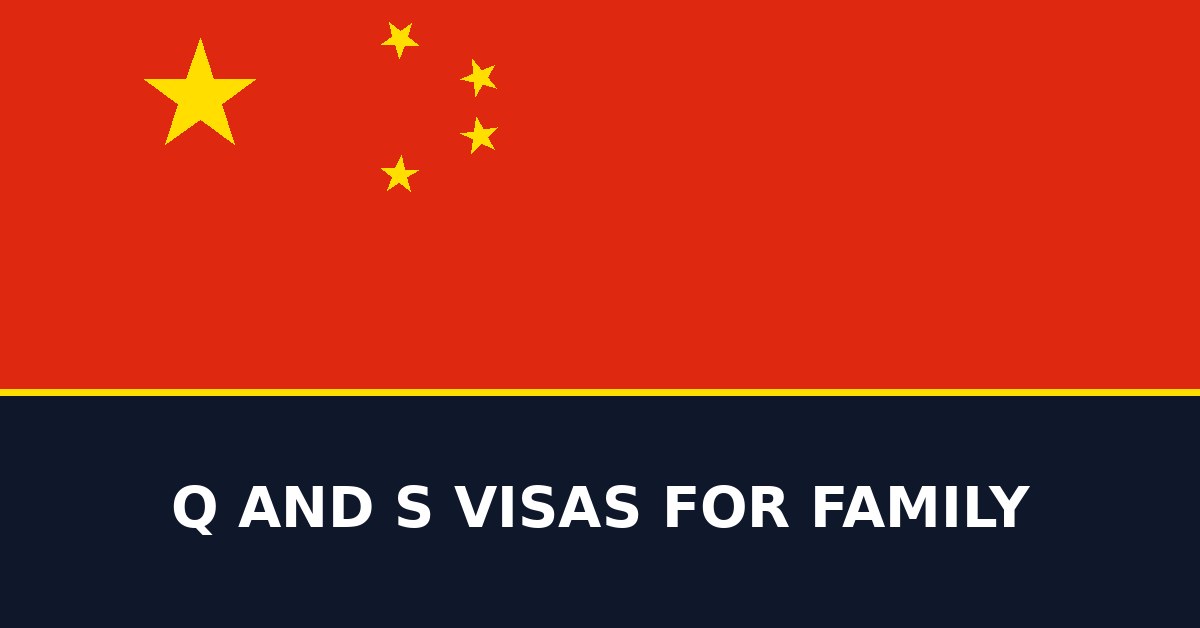 Q and S visas for family