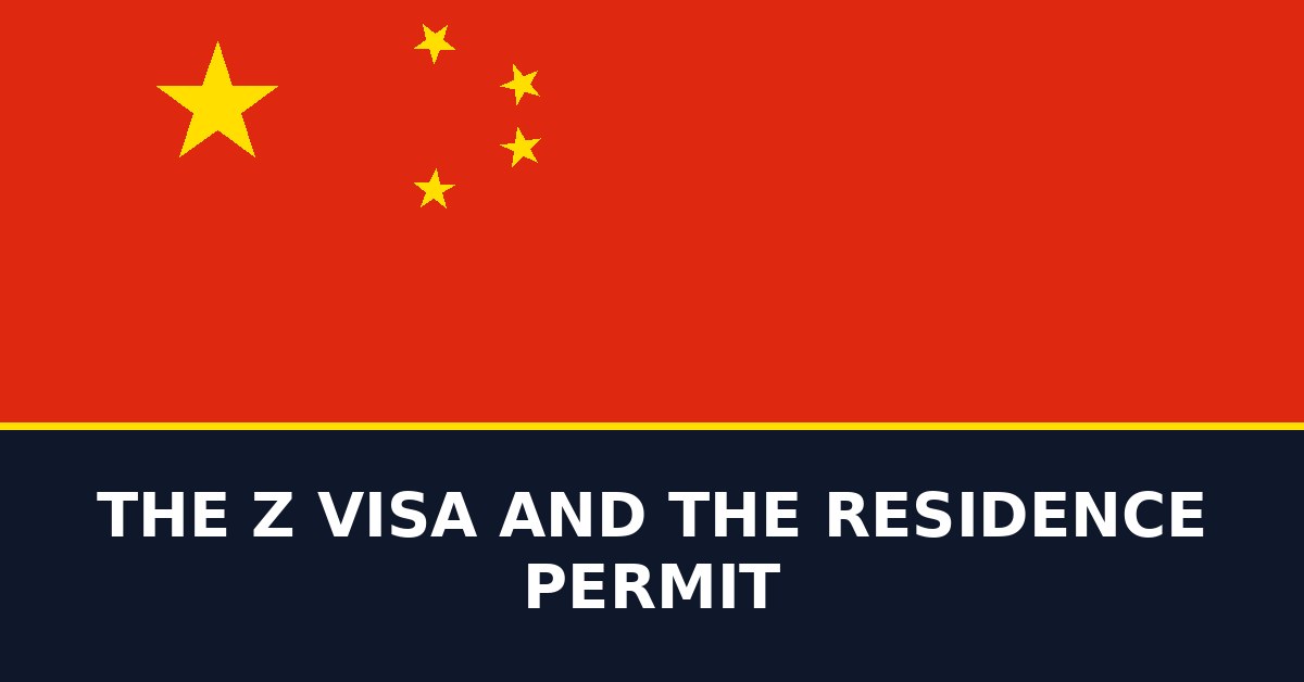 The Z visa and the residence permit