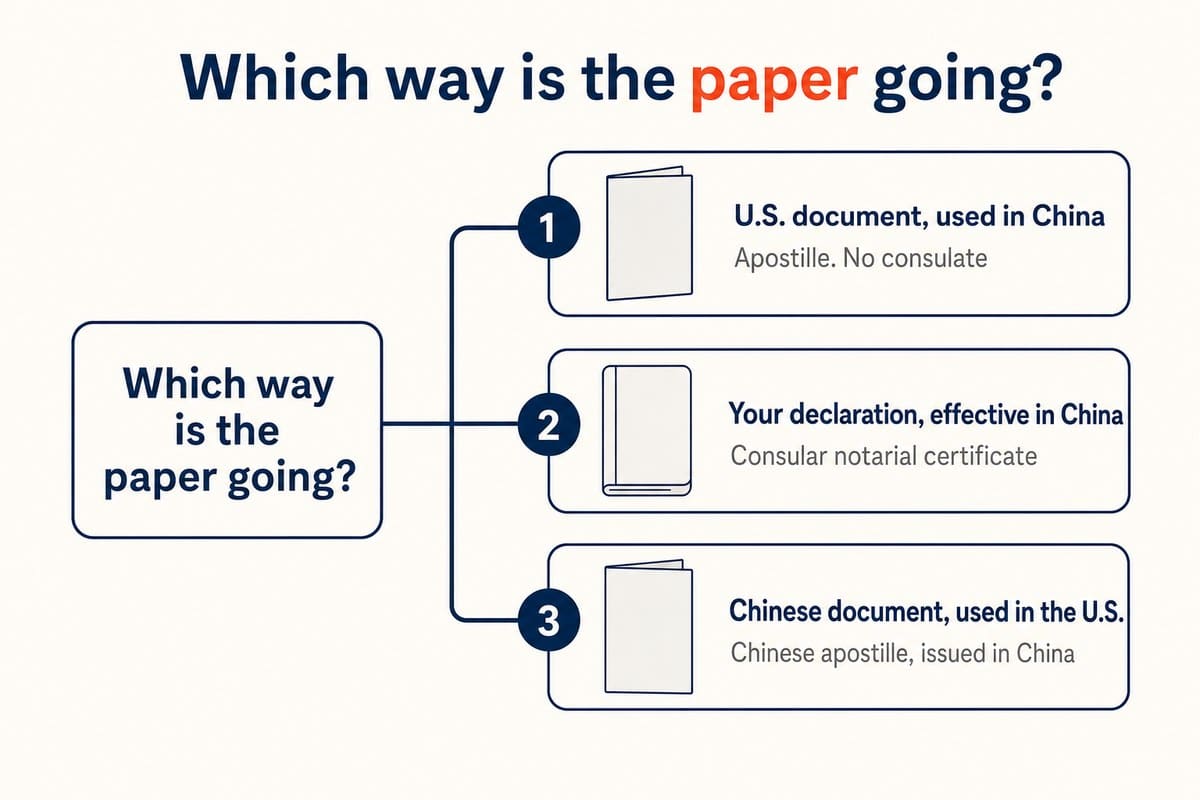 Which way is the paper going?